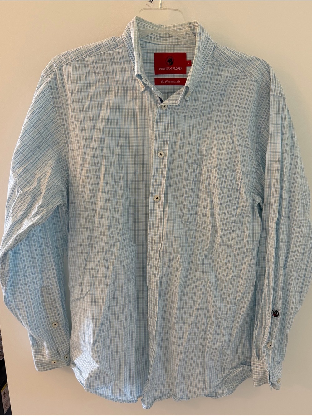 Southern Proper Men’s Traditional Fit Button Down Medium